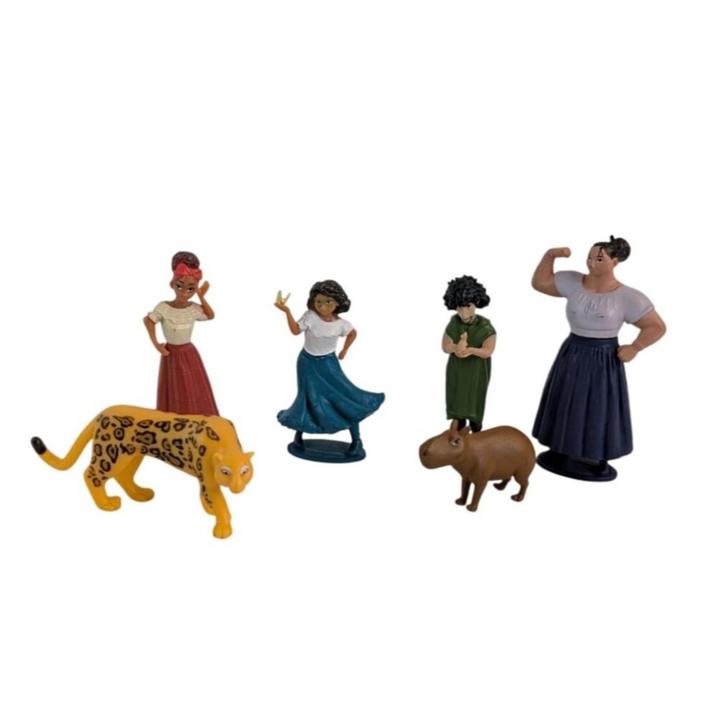 Disney Encanto Toy‎ Figures Maribel Dolores Bruno Luisa Antonio Jaguar Capybara